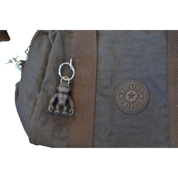 Kipling Barbie Bina Small Nylon Crossbody Bag in Black Noir - Picture 5 of 8